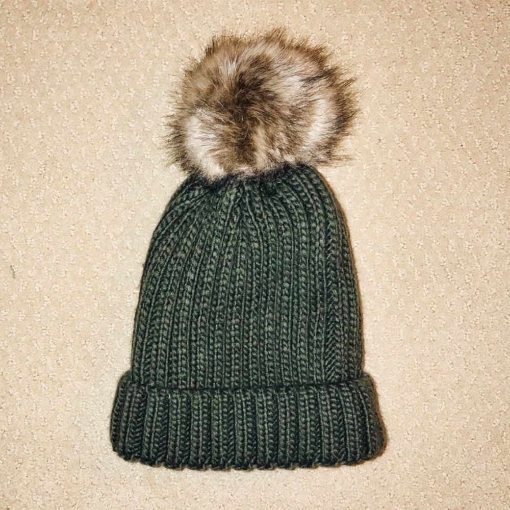 Accessorize Pom Pom Knit Beanie Hat